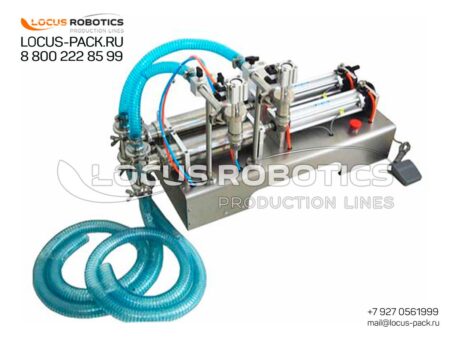 Twin-Nozzle Piston Dispenser for Aggressive Products LPF-10 (with Product Intake Function)