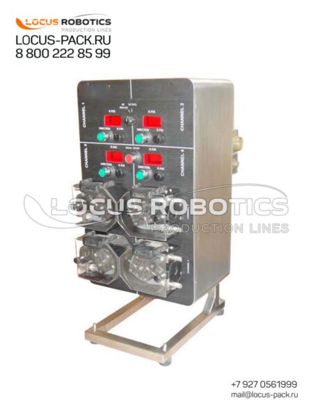LFP-20: Four-Head Tabletop Peristaltic Dispenser