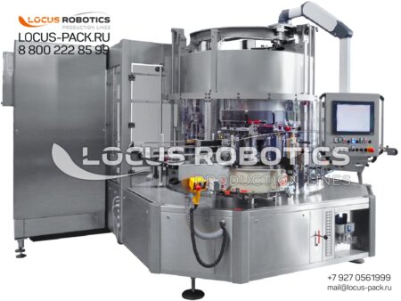 LH-1000 High-Speed Rotary Labeler for Applying Cut Paper Labels with Glue (for Cylindrical Containers)