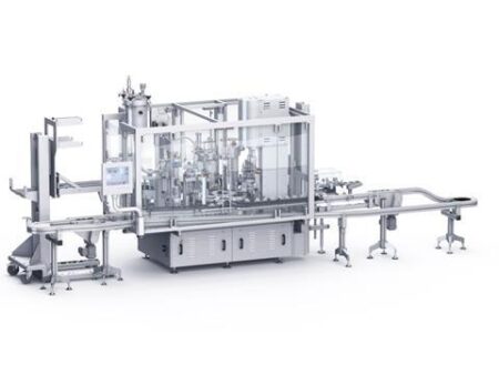 LR-500 Series: Rotary Filling and Capping Monoblock with Ring Conveyor for Pharmaceutical and Cosmetic Products