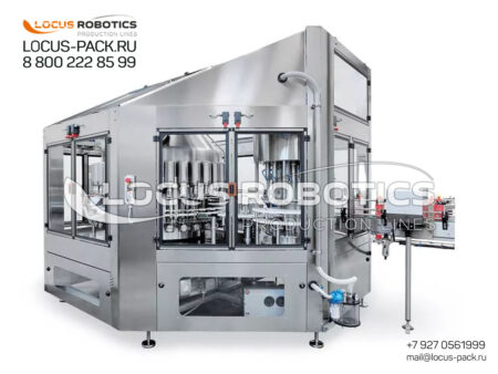LR-500 Series: High-Speed Carousel Monoblock for Syrup and Liquid Food Filling