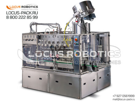 RC-100 Food-Grade Monoblock for Liquid & Viscous Products - Rinsing, Filling & Capping Machine