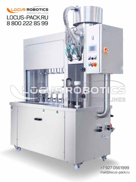 LR-400 Series: Semi-Automatic Bottle Rinsing, Filling & Crowning Monoblock