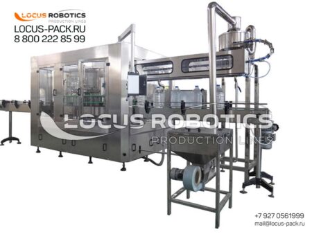 RC-100 Rotary Bottling System for Still Drinking Water in 5-Liter PET Containers