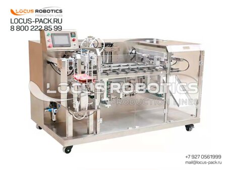 LDP-500 Linear Pouch Filling & Sealing System with Twin Piston Nozzles