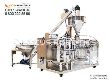 LDP-100 Compact Modular Monoblock with Screw Dispenser for DoyPack Pauches