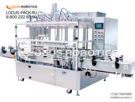 LF-100: Automatic Piston Filling Block for Construction, Industrial, Agro, Automotive Chemistry and Motor Oils