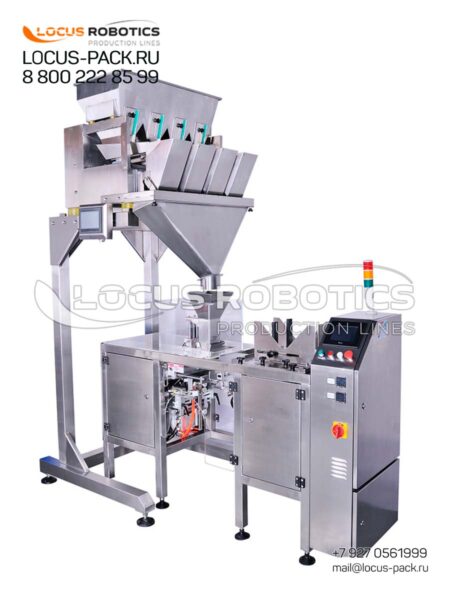 LDP-100 Compact Semi-Automatic Doypack Monoblock with Vibratory Feeder