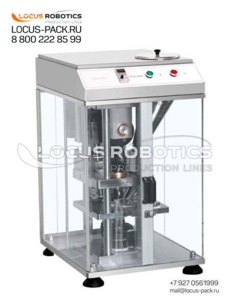 LTP-30 Semi-Automatic Benchtop Tablet Press in Closed Design for Sterile Pharmaceutical Production