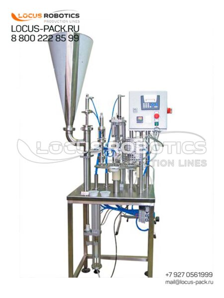 LPG-50 Benchtop Semi-Automatic Sauce Filling and Foil Sealing Machine