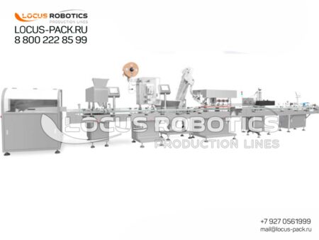 LP-300 Automated Solid Dosage Form & Cotton Packaging Line with Orbital Orienter