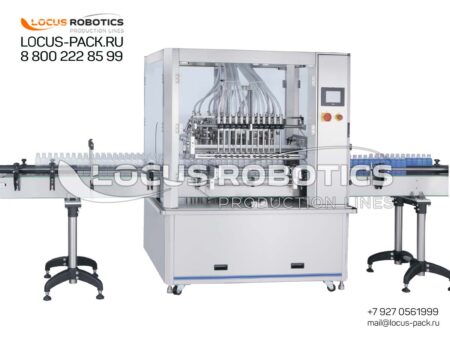 LF-100: Automatic Piston Filling Block for Small Containers of Liquid and Viscous Products