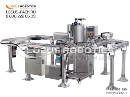 LLT-100	Automatic Hot-Fill Ring Line LLT-100 with Gear Pump Dosator for Lipsticks with Capping