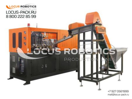 LRBM-500 Automatic PET Bottle Blowing Machine with Elevator Preform Feeding - Capacity 6000 Bottles/Hour
