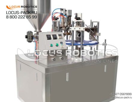 TBM-20 Semi-Automatic Cosmetic Tube Filling Monoblock with Integrated Heating Module