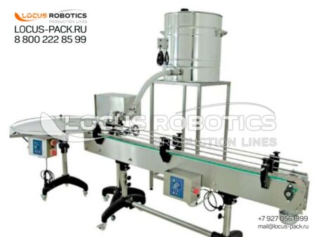 LGD-100 Automatic Linear Gear Dosator with 50L Receiving Tank for Paste Products