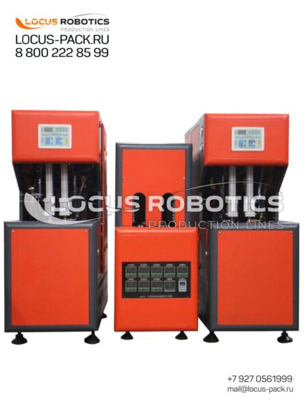 LRBM-100 Double Semi-Automatic Bottle Blowing Machine for 5L Bottles with Preform Heating Module