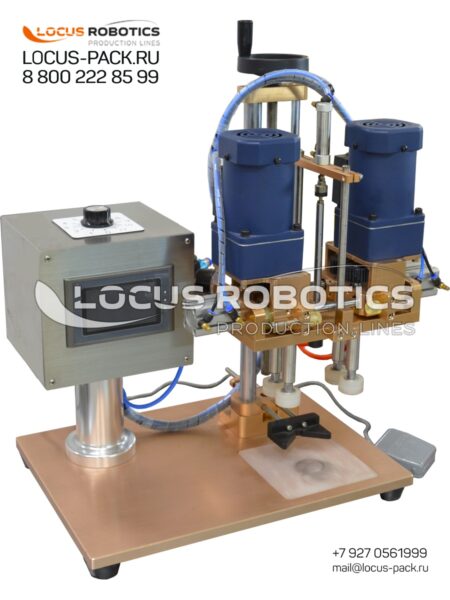 CM-100 Semi-Automatic Tabletop Trigger Pump Capper