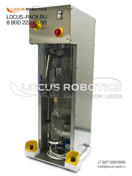 CM-100 Semi-Automatic Tabletop Thread Rolling Capper with Protective Guard