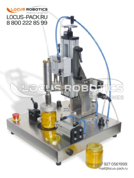 CM-100: Secure Benchtop Capping with Pneumatic Clamping