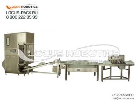 P-500 Vertical Packaging Machine for Bulk Bag Filling and Sealing with Output Conveyor