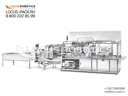 High-Speed Horizontal Complex LPM-200 for Production and Packaging of Wet and Dry Wipes in Flow-Pack Pouches