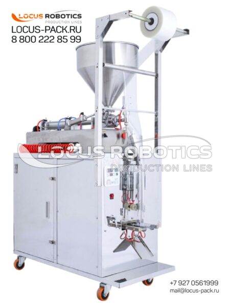LPV-50 Single-Nozzle Vertical Stick-Pack Machine with Piston Dosator