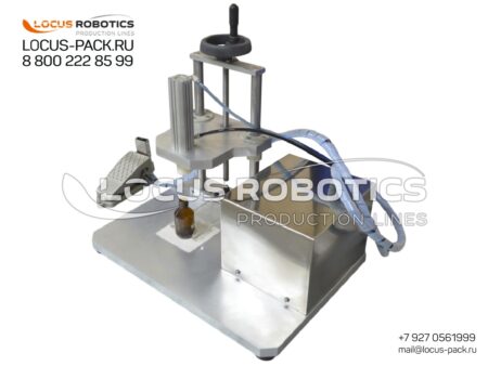 CM-100 Semi-Automatic Tabletop Plug Capper for Glass Vials