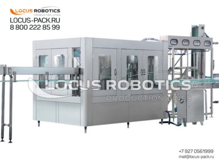 RC-100 Rotary Bottling System for Still Liquids in PET Containers (0.3L-2.0L)