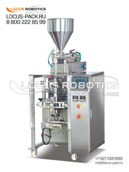 LPV-50 Vertical Packaging Machine with Piston Dosator for Flow-Pack and Pillow Pack Pouches
