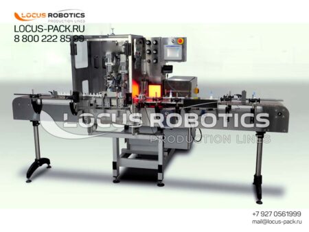 ICRM-1000 Linear Capping Machine with Dual Robotic Heads for Sprayers and Trigger Pumps
