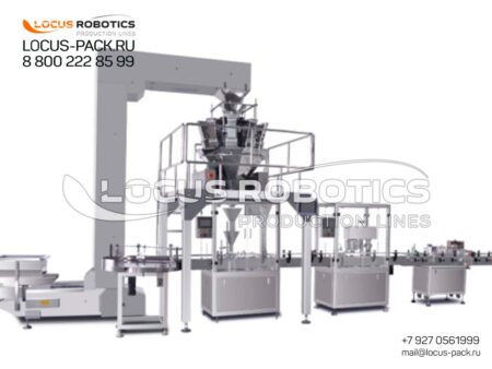 LF-100 Automatic Multihead Weigher Packaging Line with Easy Open End Sealing