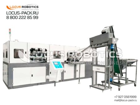 LRBM-500 Automatic PET Container Blowing Machine with Elevator Orienter - Capacity 10,000 Bottles/Hour