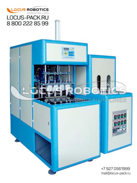 LRBM-100 Semi-Automatic PET Container Blowing Machine for Simultaneous Production of Four Bottles