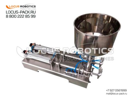 LPF-20 Semi-Automatic Dual-Nozzle Benchtop Piston Filler