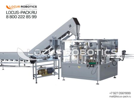 LDP-200 Automatic Rotary Monoblock for Simultaneous Liquid & Solid Product Filling