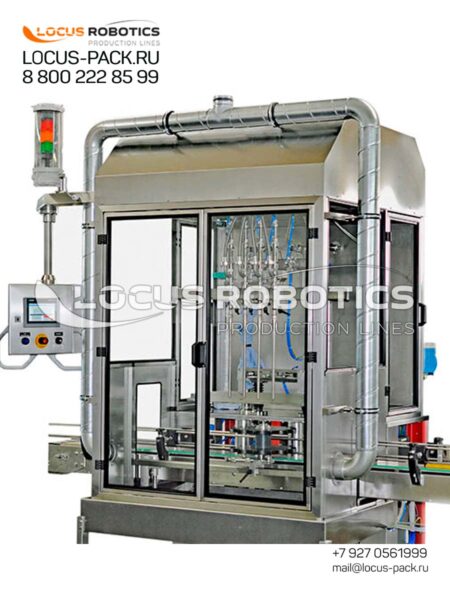 LF-100 Piston Filling Block for Flammable Liquids (LVZH) with Vapor Extraction System