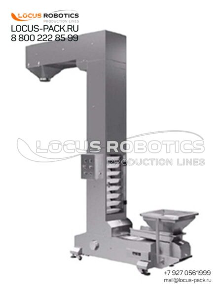 CP-10 Vertical High-Performance Conveyor Lift for Food and Cosmetic Products