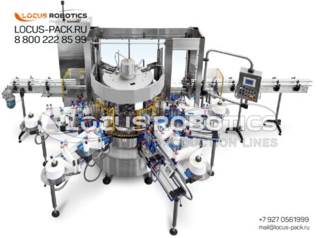 LL-1000: High-Speed Rotary Bottle Labeling Machine for Alcohol & Beverages