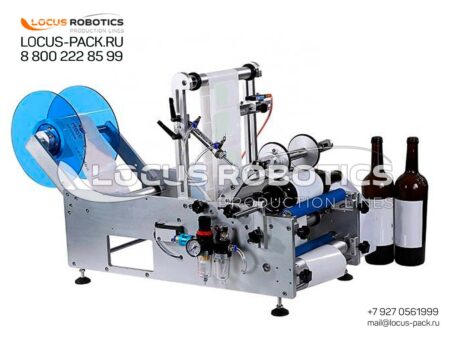L-20: Semi-Automatic Bench-Top Labeling Machine for Sequential Front & Back Label Application
