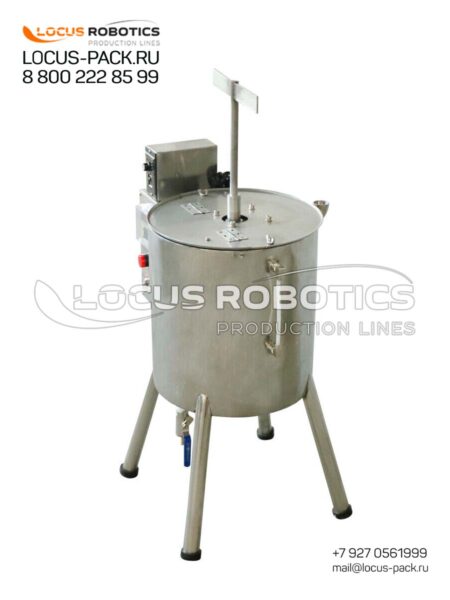 V-50 - 50L Cooking Kettle for Syrups and Jams with Mixer