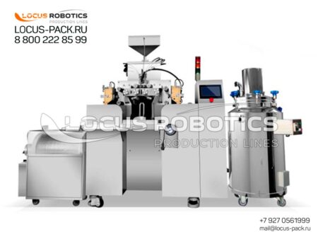 Soft Gelatin Capsule Manufacturing Machine with Integrated Gelatin Melting and Storage Tanks - Model LSGP-100