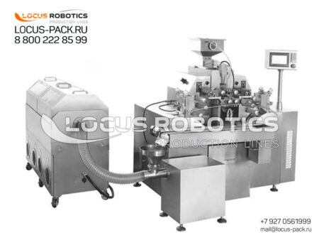 Soft Gelatin Capsule Manufacturing System with Large Drying Drum and Cooler - Model LSGP-100