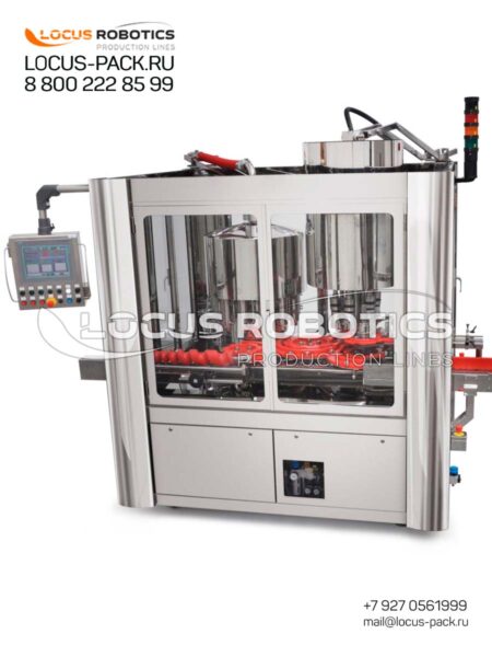 LR-500 Universal Series: Rotary Monoblock for Packaging Creams, Mousses, Toners, Lotions, Gels, and Cosmetic Products