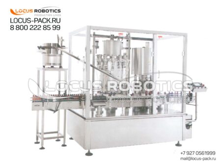 LR-500 Series: Rotary Monoblock for Filling and Thread-Rolling Capping of Pharmaceutical Tinctures & Spirits