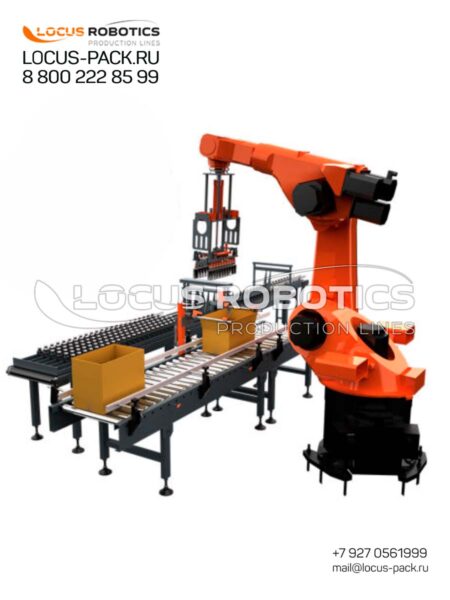 ROB-1000 Robotic Packing Cell with Multi-Gripper System for Small Containers