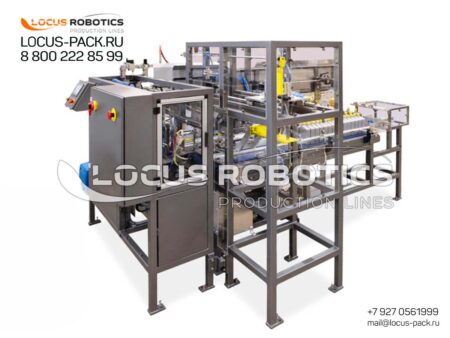 LRCP-100 Compact Case Packer for Automotive Chemical Packaging (Motor Oils)