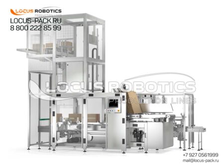 LRCP-100 Automatic Case Packer with Lift Mechanism for Food Products