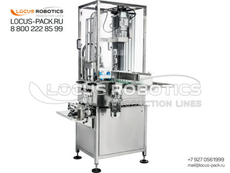 LR-200 Compact Monoblock for Filling Mouthwash (MOR), Micellar Water, Shampoo, Rinses, and Gels with Piston Doser