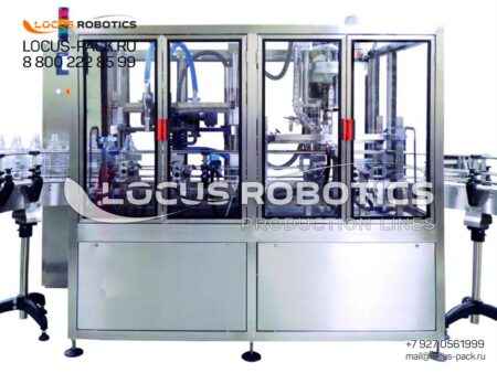 LR-200 Rotary Piston Monoblock Filler & Capper for Beverages